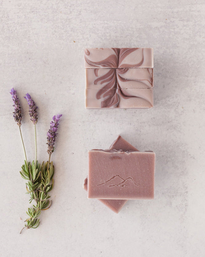 French Lavender Handmade All-natural essential oil soap