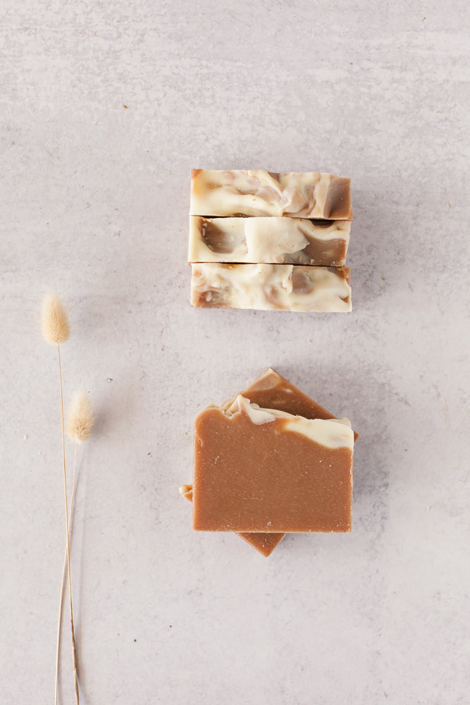 Handmade Cedar Citrus beer soap