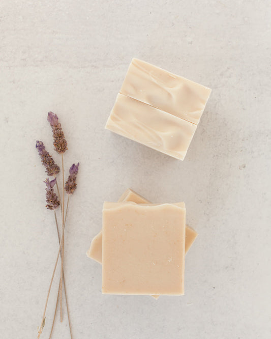 Lavender Reserve tallow soap bar made with milk and honey, 5.5 oz