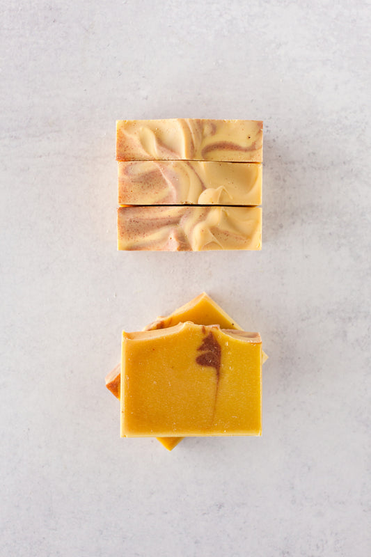 Orange Patchouli handmade soap bar