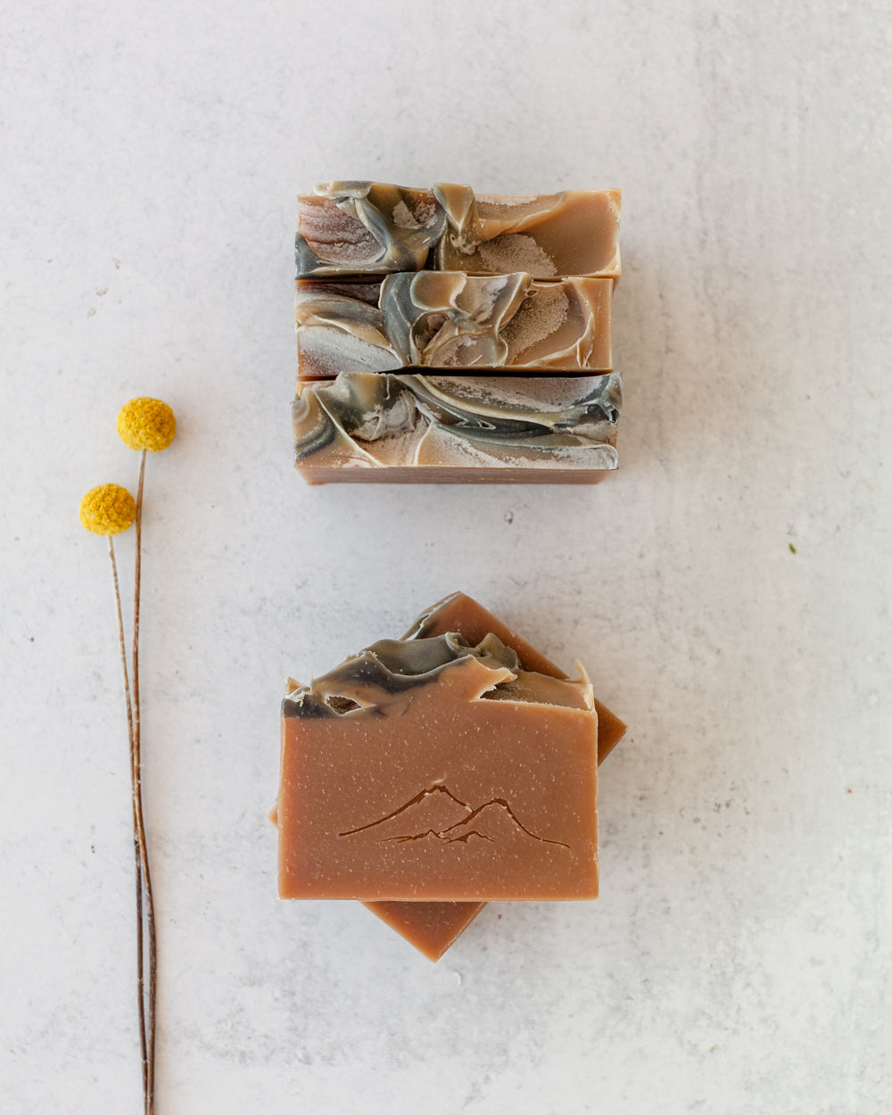 Handmade palo santo soap with sandalwood scent by Fig & Grove