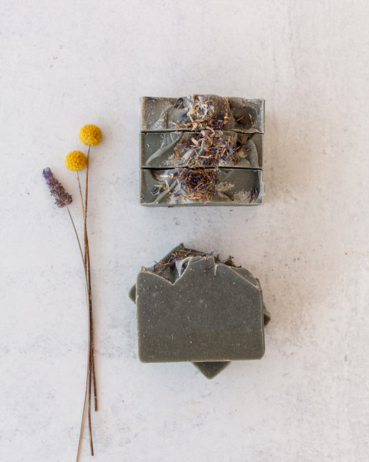 Rosemary Mint goat milk soap with rosemary, peppermint and bergamot essential oils by Fig & Grove